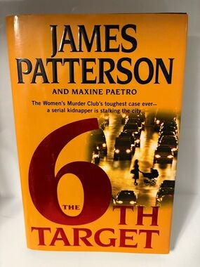 📚 3/$25 📚 James Patterson The 6th Target Hardcover Book